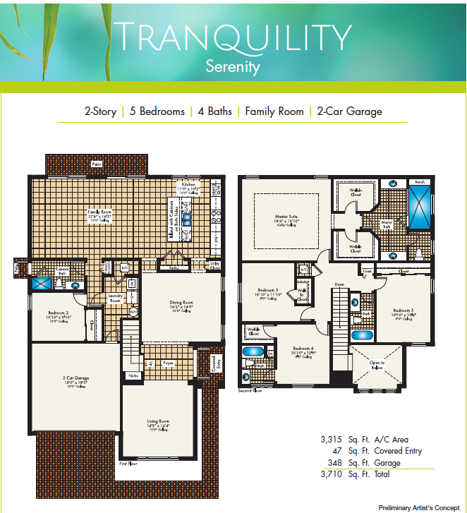 Tranquility Floor Plan